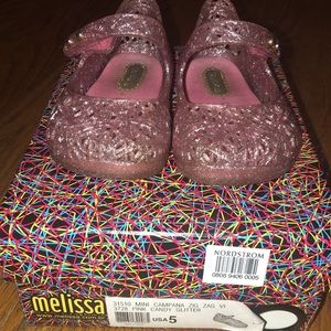 Mini Melissa size 5 shoes